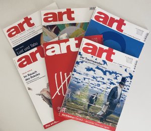 6 x art das Kunstmagazin 11/2006, 2/2007, 7/2007, 12/2008, 10/2010, 4/2012