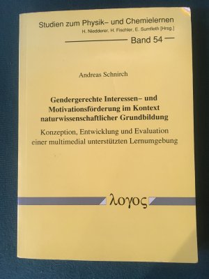 Gendergerechte Interessen- und Motivationsförderung im Kontext naturwissenschaftlicher Grundbildung - Konzeption, Entwicklung und Evaluation einer multimedial […]