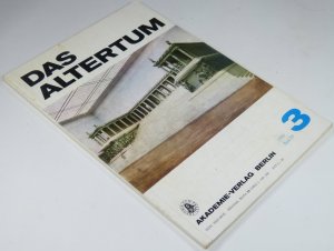 gebrauchtes Buch – Brentjes, Herrmann – Das Altertum 1983  Band 29/3