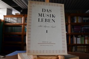 antiquarisches Buch – Laaff Ernst – Das Musikleben. 1. Jahrgang (1948) Heft 1 - 2. Jahrgang (1949) Heft 5/6 und Heft 9/1951.