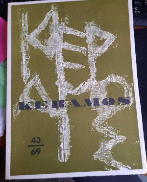 Keramos 43/69 Heft 43 Januar 1969.