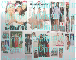 gebrauchtes Buch – Chanel Iman (Model): Zeitschriftenmaterial, Zeitungsmaterial, Pressematerial, Presseclippings, Presse Clippings, Ausverkauf !!