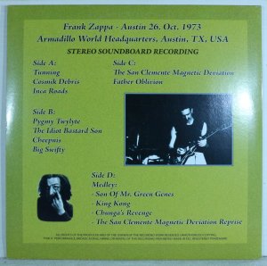 gebrauchter Tonträger – Frank Zappa – Austin 26 Oct 1973 (farbiges Vinyl)