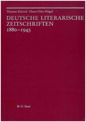 Deutsche-literarische-Zeitschriften; ein Repertorium. 5 Bde. (komplett)