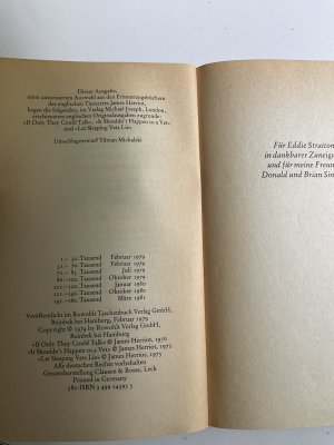 gebrauchtes Buch – James Herriot: Der Doktor und das liebe Vieh - Als Tierarzt in den grünen Hügeln von Yorkshire