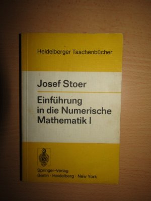 Einführung in die Numerische Mathematik I