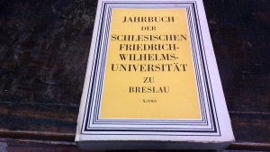 antiquarisches Buch – Jessen, Hans  – Jahrbuch der Schlesischen Friedrich-Wilhelms-Universität zu Breslau. 1965, Band 10. Hrsg. vom  Göttinger Arbeitskreis.