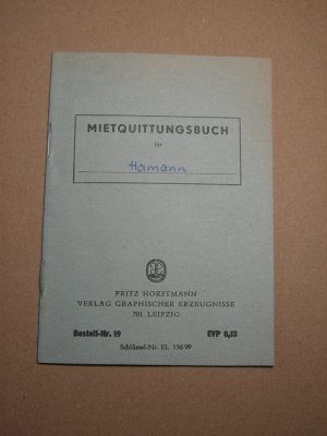 Mietquittungsbuch