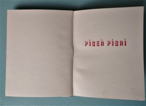 antiquarisches Buch – Píseň písní