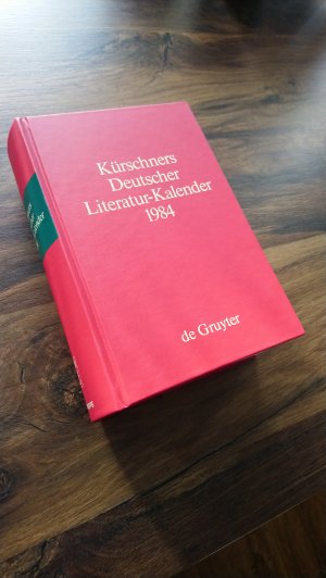 gebrauchtes Buch – G20 – Kürschners Deutscher Literatur-Kalender auf das Jahr ... / Kürschners Deutscher Literatur-Kalender auf das Jahr .... 59. Jahrgang 1984