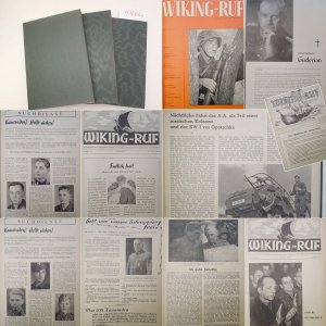 Wiking-Ruf. Mitteilungsblatt der ehemaligen europäischen Soldaten der Waffen-SS für Vermissten-Such- und Hilfsdienst 1.-4. Jahrgang 1951 - 1955 * v o l l s t ä n d i g