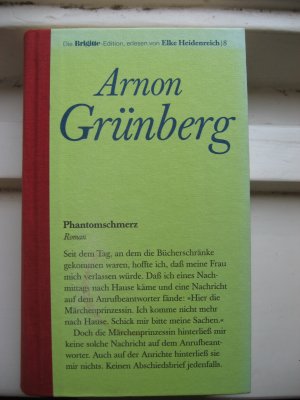 gebrauchtes Buch – Arnon Grünberg – Brigitte Edition / Phantomschmerz