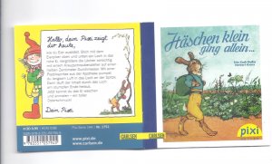 gebrauchtes Buch – Fritz Koch-Gotha / Herbert Kranz – Häschen klein ging allein ...pixi Bücher 1751 Serie 194