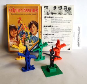 gebrauchtes Spiel – Theora Design – Stapelmännchen A10 1984 Ravensburger Spiele Verlag - Für 1 - 4 Spieler - ab 5 Jahren - Spieldauer ca 20 Minuten