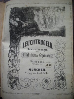 Leuchtkugeln - Randzeichnungen zur Geschichte der Gegenwart - 1848