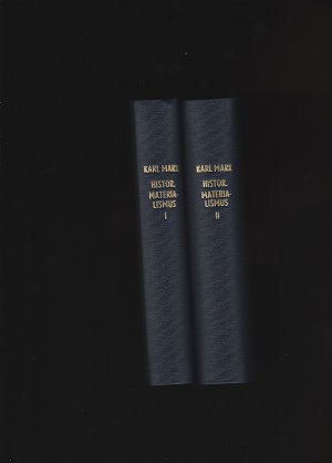 Historischer Materialismus 2 Bände Die Frühschriften Hrsg. S. Landshut und J.P. Mayer