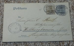 antiquarisches Buch – Ganzsache / Postkarte Deutsche Reichspost 1906 (1)