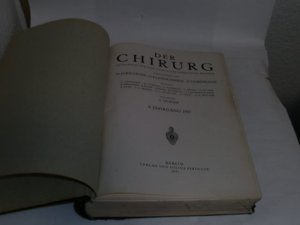 antiquarisches Buch – Kirschner, M.; Kleinschmidt – Der Chirurg. 9. Jahrgang 1937. Zeitschrift für alle Gebiete der operativen Medizin. .