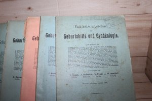 Praktische Ergebnisse der Geburtshilfe und Gynäkologie 6 Hefte 1911-1923