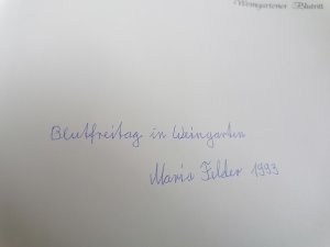 gebrauchtes Buch – Gisela Linder – Weingartener Blutritt - Maria Felder