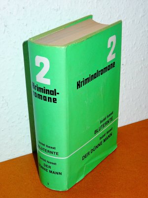 Bluternte / Der dünne Mann - Nest Verlag, Reihe Krähen-Bücher - 2 Kriminalromane