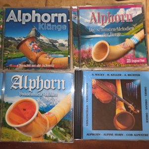 gebrauchter Tonträger – Verschiedene – 4 CDS Alphorn