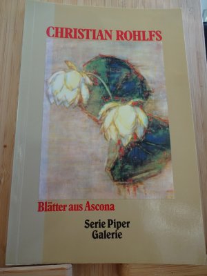 gebrauchtes Buch – Christian Rohlfs – Blätter aus Ascona ... gebrauchtes Buch – Christian Rohlfs – Blätter aus Ascona ...