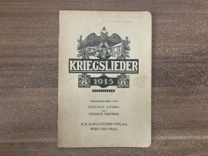 20 Kriegslieder aus den Heldenjahren 1914-1915