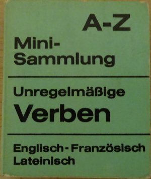 gebrauchtes Buch – Mini-Wörterbuch A-Z Sammlung (Englisch Deutsch Latein)