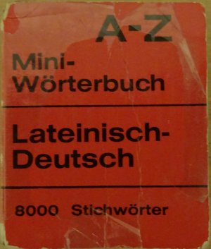 gebrauchtes Buch – Mini-Wörterbuch A-Z Sammlung (Englisch Deutsch Latein)