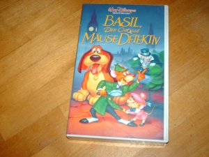 Basil, der große Mäuse Detektiv, Walt Disneys Meisterwerke, VHS mit Hologramm