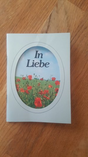 gebrauchtes Buch – In Liebe - Geschenkbuch