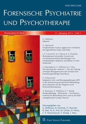 Forensische Psychiatrie und Psychotherapie - 21. Jahrgang - 2014 - Heft 3