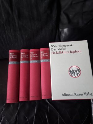 Das Echolot - Ein kollektives Tagebuch 4 Bände (1.1.43 - 28.2.43) Januar und Februar 1943 - (2. Teil des Echolot-Projekts)