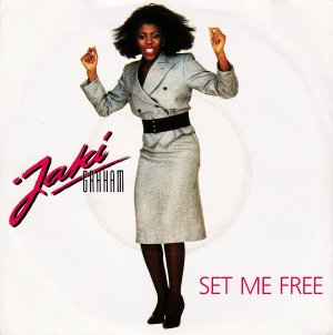 gebrauchter Tonträger – Jaki Graham – Jaki Graham, Set me free, Stop the world, Vinyl Single EMI 2011747, 1986