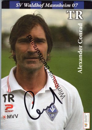 gebrauchtes Buch – Alexander Conrad – Original Autogramm Alexander Conrad Waldhof Mannheim /// Autograph signiert signed signee Saison 2007 / 2008
