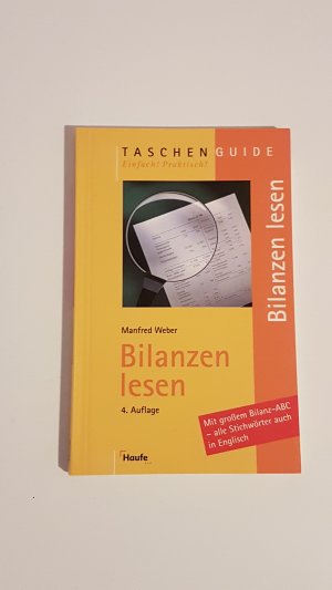 gebrauchtes Buch – Manfred Weber – Bilanzen lesen