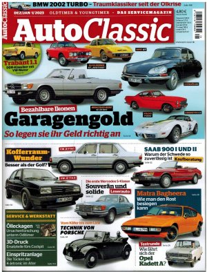 gebrauchtes Buch – Auto Classic Dez/Jan 1/2023 - Oldtimer & Youngtimer - Das Servicemagazin