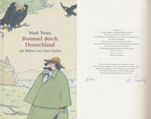 Bummel durch Deutschland., Mit Bildern von Hans Traxler. Aus dem Englischen von Gustav Adolf Himmel. [Vorzugsausgabe mit Original-Grafik].