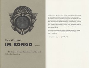 Im Kongo., Roman. Diese Ausgabe ist mit 15 Illustrationen von Tina Good versehen. [Vorzugsausgabe mit Original-Grafik.]