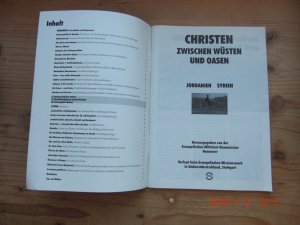 gebrauchtes Buch – Evangelische Mittelost-Kommission Hannover  – Christen zwischen Wüsten und Oasen - Jordanien - Syrien