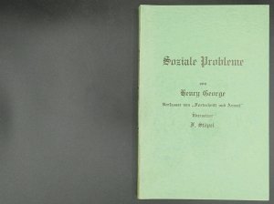 antiquarisches Buch – George, Henry / Stöpel – Soziale Probleme