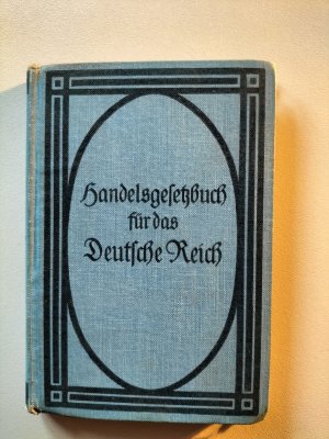 antiquarisches Buch – Karl Pannier  – Handelsgesetzbuch für das Deutsche Reich (unter Ausschluss des Seerechts)