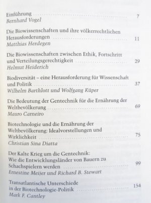 gebrauchtes Buch – Rudolf Dolzer – Biowissenschaften und ihre völkerrechtlichen Herausforderungen - herausgegeben im Auftrag der Konrad-Adenauer-Stiftung e.V. -