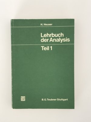 Lehrbuch der Analysis - Teil 1