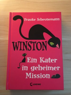 gebrauchtes Buch – Frauke Scheunemann – Winston (Band 1) - Ein Kater in geheimer Mission - Katzen-Krimi für Kinder ab 11 Jahre