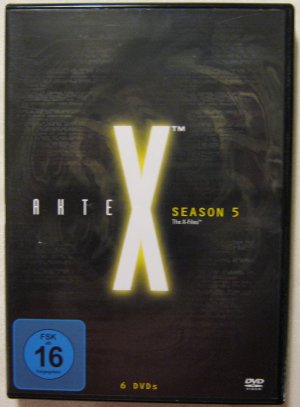 gebrauchter Film – AKTE X Season Five 6 DVDs