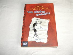 gebrauchtes Buch – Jeff Kinney – Gregs Tagebuch - Von Idioten umzingelt!