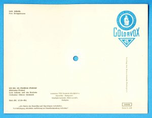 gebrauchter Tonträger – Lutz Jahoda Die Kolibris – Lutz Jahoda Tonbildkarte Colorvox 45rpm, VEB Deutsche Schallplatten