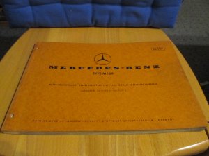 Mercedes Benz M 129 Motor Ersatzteilkatalog Ausgabe B guter Zustand 5 Sprachen 1967